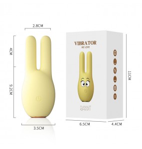 LILO - Cute Funny Rabbit Vibrating Egg (Chargeable - Yellow)